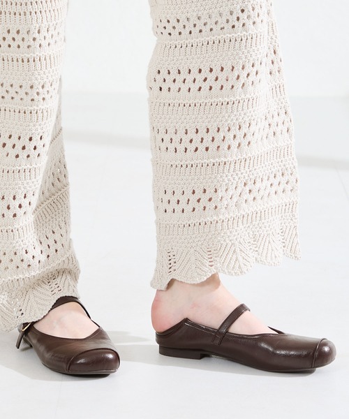 WA ORiental TRaffic（ダブルエーオリエンタルトラフィック）の「ソフト メリージェーン バブーシュ パンプス /62118（パンプス・レディース・ブラウン/ブラック・37/36/35/39/38/40）」の10枚目の写真