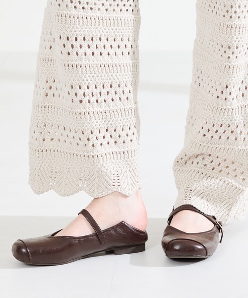 WA ORiental TRaffic（ダブルエーオリエンタルトラフィック）の「ソフト メリージェーン バブーシュ パンプス /62118（パンプス・レディース・ブラウン/ブラック・37/36/35/39/38/40）」の11枚目の写真