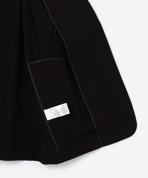 Bshop（ビショップ）の「eunoia | ノーカラージャケット WOMEN（ノーカラージャケット・レディース・ブラック・ONE）」の8枚目の写真