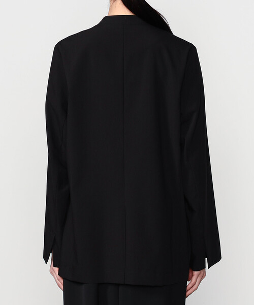 Bshop（ビショップ）の「eunoia | ノーカラージャケット WOMEN（ノーカラージャケット・レディース・ブラック・ONE）」の14枚目の写真