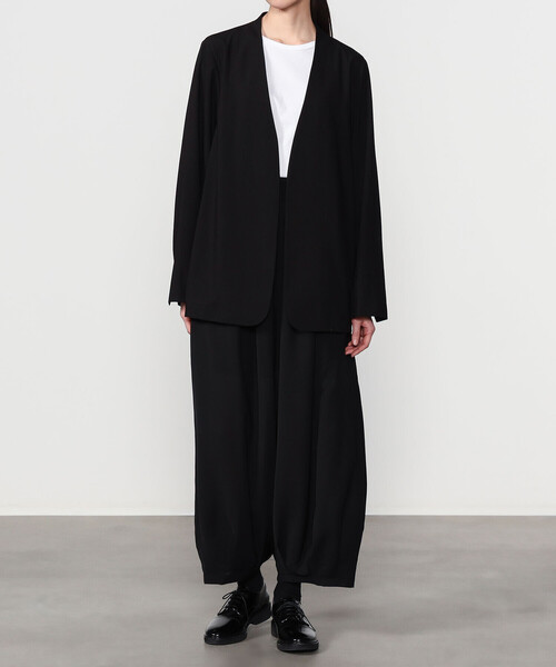 Bshop（ビショップ）の「eunoia | ノーカラージャケット WOMEN（ノーカラージャケット・レディース・ブラック・ONE）」の17枚目の写真