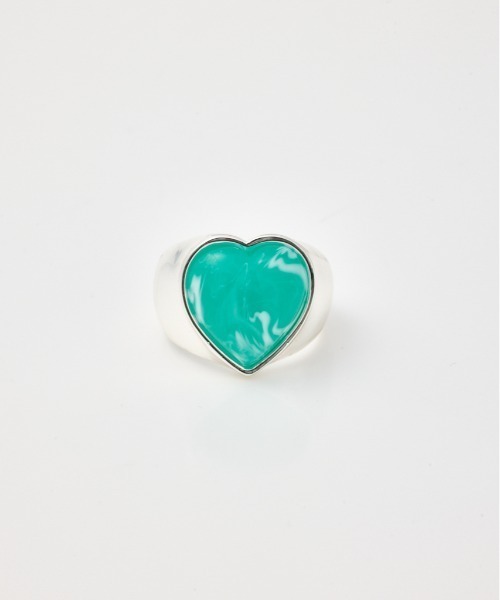 RODEO CROWNS WIDE BOWL（ロデオクラウンズワイドボウル）の「ハートモチーフアソートリングセット（リング・レディース・ホワイト/ミント/ピンク・FREE）」の5枚目の写真