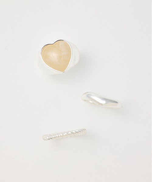 RODEO CROWNS WIDE BOWL（ロデオクラウンズワイドボウル）の「ハートモチーフアソートリングセット（リング・レディース・ホワイト/ミント/ピンク・FREE）」の13枚目の写真