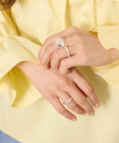 RODEO CROWNS WIDE BOWL（ロデオクラウンズワイドボウル）の「ハートモチーフアソートリングセット（リング・レディース・ホワイト/ミント/ピンク・FREE）」の15枚目の写真