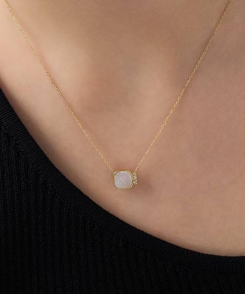 4℃（ヨンドシー）の「【The Tidal】K10イエローゴールド ネックレス（ネックレス・レディース・イエローゴールド・FREE）」の4枚目の写真