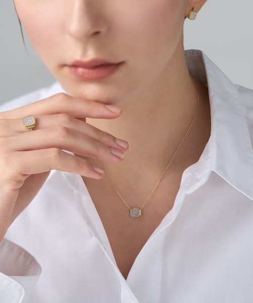 4℃（ヨンドシー）の「【The Tidal】K10イエローゴールド ネックレス（ネックレス・レディース・イエローゴールド・FREE）」の5枚目の写真