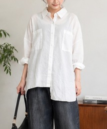 ゆったりロングシャツチュニック