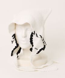 ANNA SUI（アナスイ）の「ネコ耳ボンネット（ハット）」