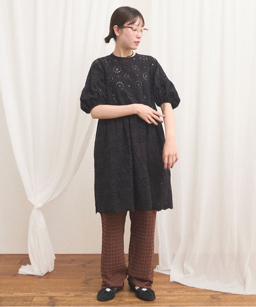 fig London(フィグロンドン)の「Agnes mini dress(ワンピース・レディース・ブラック/アイボリー・FREE)」の12枚目の写真