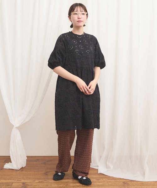 fig London(フィグロンドン)の「Agnes mini dress(ワンピース・レディース・ブラック/アイボリー・FREE)」の13枚目の写真