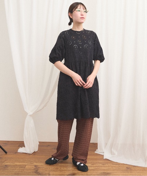 fig London(フィグロンドン)の「Agnes mini dress(ワンピース・レディース・ブラック/アイボリー・FREE)」の15枚目の写真