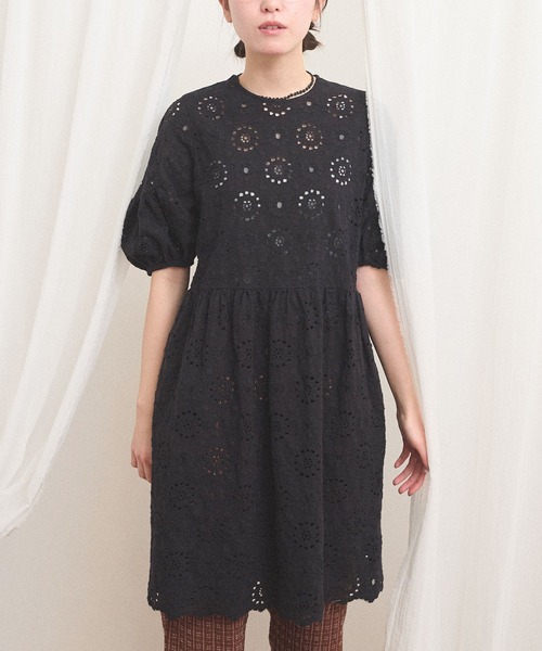 fig London(フィグロンドン)の「Agnes mini dress(ワンピース・レディース・ブラック/アイボリー・FREE)」の22枚目の写真