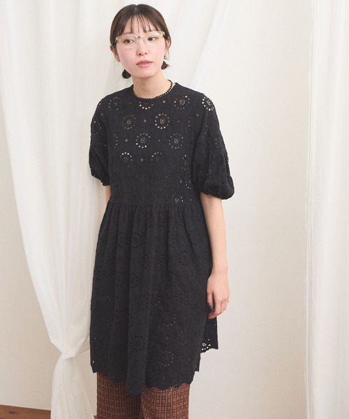 fig Ｌondon（フィグロンドン）の「_Agnes mini dress（ワンピース・レディース・ブラック/アイボリー・FREE）」の20枚目の写真