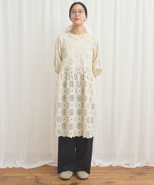 fig Ｌondon（フィグロンドン）の「_Agnes mini dress（ワンピース・レディース・ブラック/アイボリー・FREE）」の21枚目の写真