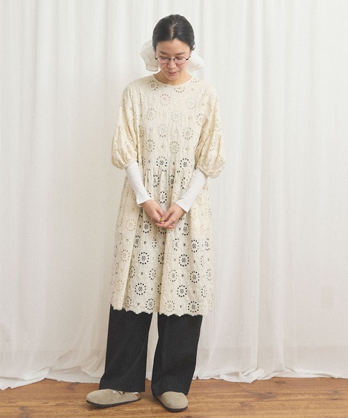 fig Ｌondon（フィグロンドン）の「_Agnes mini dress（ワンピース・レディース・ブラック/アイボリー・FREE）」の22枚目の写真