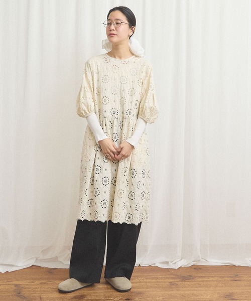 fig London(フィグロンドン)の「Agnes mini dress(ワンピース・レディース・ブラック/アイボリー・FREE)」の8枚目の写真