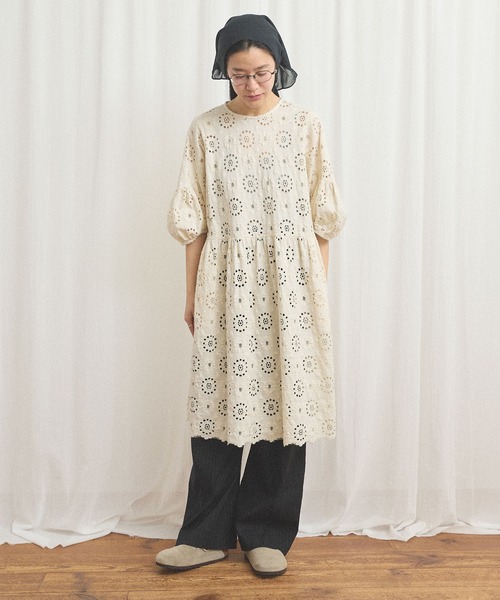 fig London(フィグロンドン)の「Agnes mini dress(ワンピース・レディース・ブラック/アイボリー・FREE)」の17枚目の写真