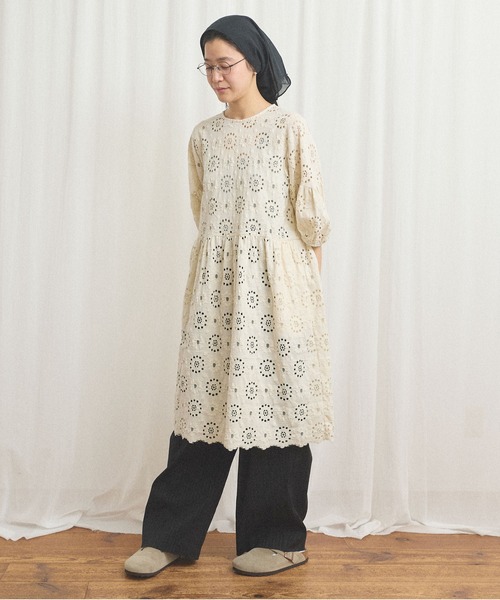 fig London(フィグロンドン)の「Agnes mini dress(ワンピース・レディース・ブラック/アイボリー・FREE)」の20枚目の写真