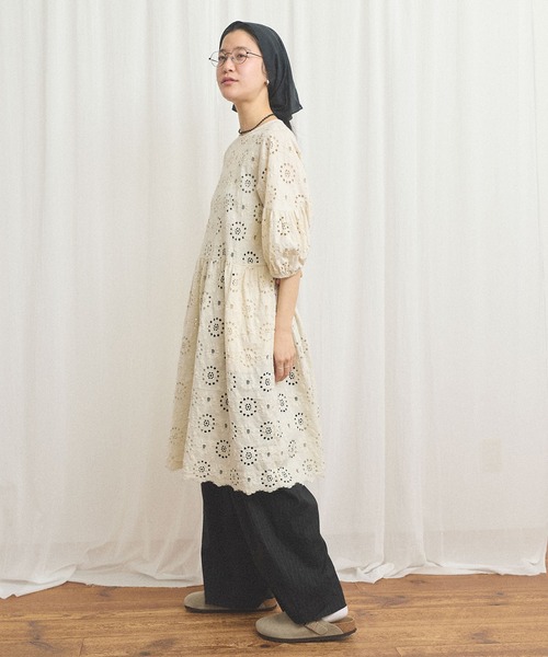 fig London(フィグロンドン)の「Agnes mini dress(ワンピース・レディース・ブラック/アイボリー・FREE)」の21枚目の写真