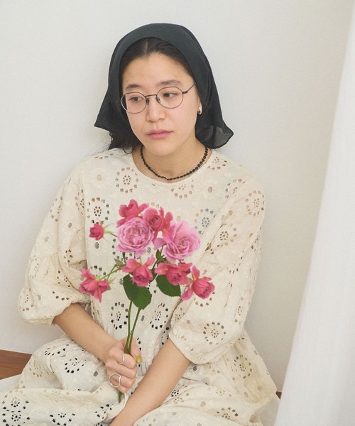 fig London(フィグロンドン)の「Agnes mini dress(ワンピース・レディース・ブラック/アイボリー・FREE)」の5枚目の写真