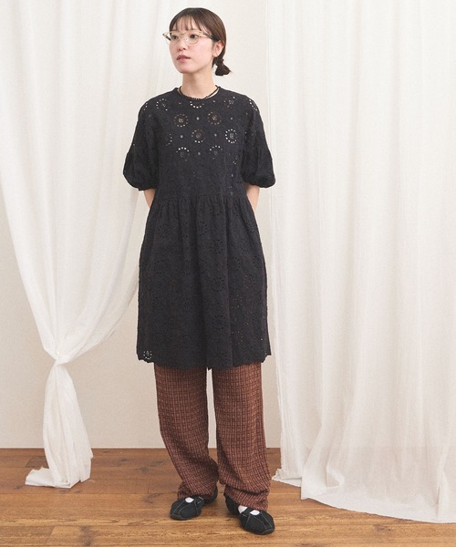 fig London(フィグロンドン)の「Agnes mini dress(ワンピース・レディース・ブラック/アイボリー・FREE)」の11枚目の写真