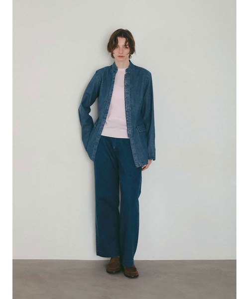 HER.(ハー)の「ルーズストレートデニム(その他パンツ・レディース・ホワイト/ダークインディゴブルー/ブラック・1/2)」の14枚目の写真