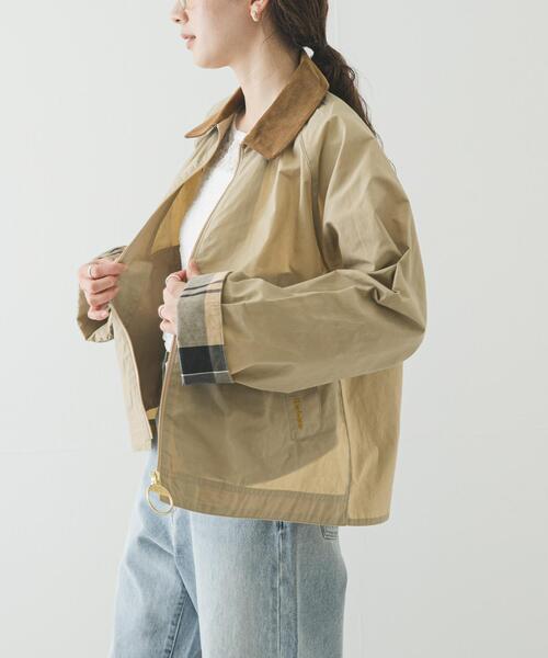 Barbour（バブアー）の「Barbour　CATLIN CASUAL JACKET（その他アウター・レディース・ベージュ/グレー・10）」の5枚目の写真