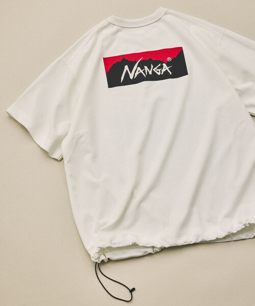 NANGA(ナンガ)の「NANGA/ナンガ 新色追加 別注 neo-PRO スピンドル バックプリントTシャツ/日本製/遮熱/UVカット/吸水速乾/リラックスフィット(Tシャツ/カットソー・メンズ・ホワイト/ブラウン/チャコールグレー/ブラック・SMALL/MEDIUM/LARGE/X-LARGE)」の9枚目の写真