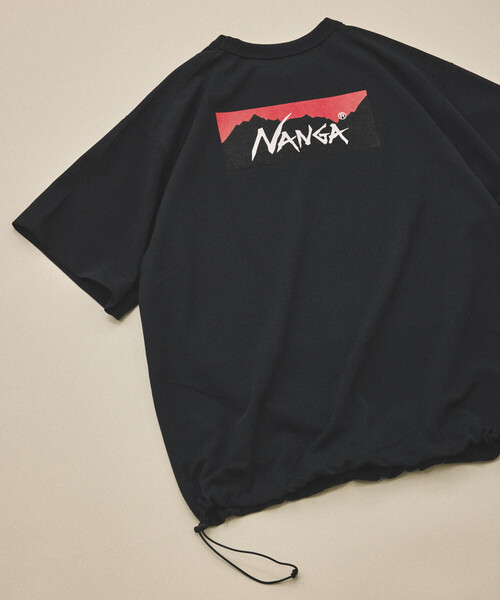 NANGA(ナンガ)の「NANGA/ナンガ 新色追加 別注 neo-PRO スピンドル バックプリントTシャツ/日本製/遮熱/UVカット/吸水速乾/リラックスフィット(Tシャツ/カットソー・メンズ・ホワイト/ブラウン/チャコールグレー/ブラック・SMALL/MEDIUM/LARGE/X-LARGE)」の11枚目の写真
