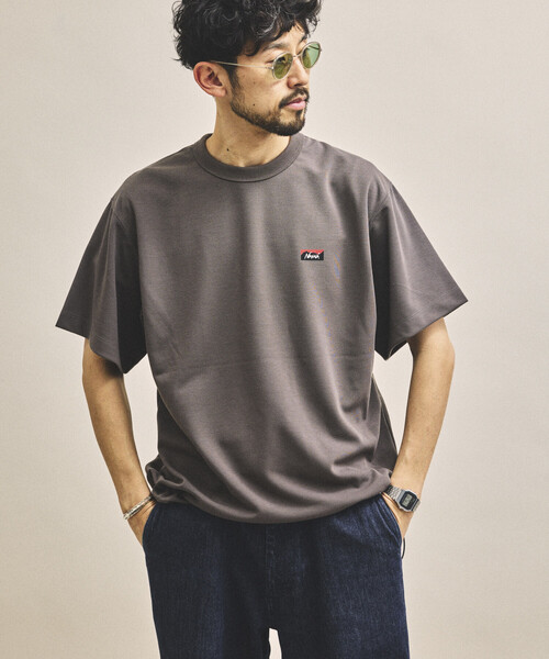 NANGA(ナンガ)の「NANGA/ナンガ 新色追加 別注 neo-PRO スピンドル バックプリントTシャツ/日本製/遮熱/UVカット/吸水速乾/リラックスフィット(Tシャツ/カットソー・メンズ・ホワイト/ブラウン/チャコールグレー/ブラック・SMALL/MEDIUM/LARGE/X-LARGE)」の14枚目の写真