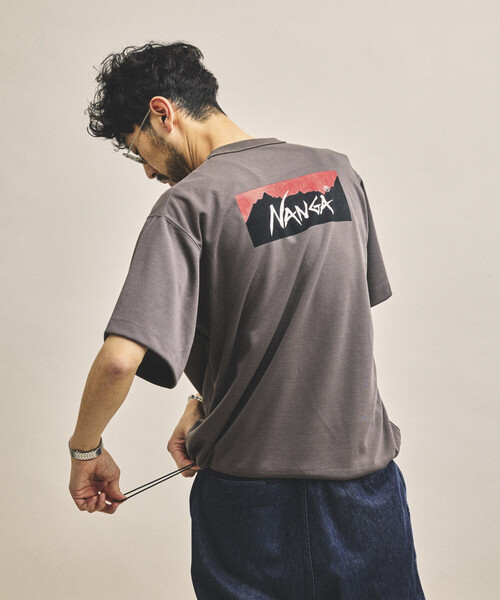 NANGA/ナンガ 新色追加 別注 neo-PRO スピンドル バックプリントT