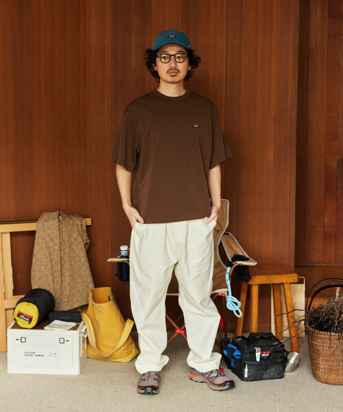 NANGA(ナンガ)の「NANGA/ナンガ 新色追加 別注 neo-PRO スピンドル バックプリントTシャツ/日本製/遮熱/UVカット/吸水速乾/リラックスフィット(Tシャツ/カットソー・メンズ・ホワイト/ブラウン/チャコールグレー/ブラック・SMALL/MEDIUM/LARGE/X-LARGE)」の19枚目の写真