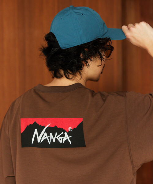 NANGA(ナンガ)の「NANGA/ナンガ 新色追加 別注 neo-PRO スピンドル バックプリントTシャツ/日本製/遮熱/UVカット/吸水速乾/リラックスフィット(Tシャツ/カットソー・メンズ・ホワイト/ブラウン/チャコールグレー/ブラック・SMALL/MEDIUM/LARGE/X-LARGE)」の22枚目の写真