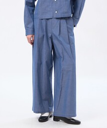 MACKINTOSH PHILOSOPHY | ハケメコットンリネンタックパンツ(デニムパンツ)