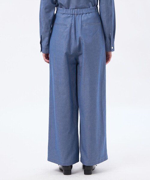 MACKINTOSH PHILOSOPHY(マッキントッシュ フィロソフィー)の「ハケメコットンリネンタックパンツ(デニムパンツ・レディース・ダークネイビー/ブルー系その他2・40/38/36)」の7枚目の写真