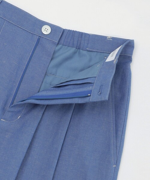 MACKINTOSH PHILOSOPHY(マッキントッシュ フィロソフィー)の「ハケメコットンリネンタックパンツ(デニムパンツ・レディース・ダークネイビー/ブルー系その他2・40/38/36)」の9枚目の写真