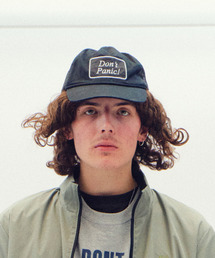 ERTR（イーアールティーアール）の「Dont Panic Trucker Cap Black（キャップ）」