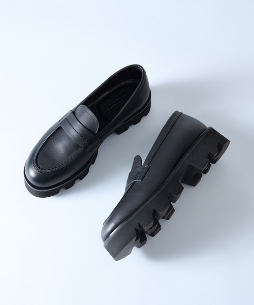 PADRONE(パドローネ)の「【PADRONE】WPL CHUNKY SOLE LOAFERS TK8759-2304(ローファー・メンズ・ブラック・41/40/42)」の1枚目の写真