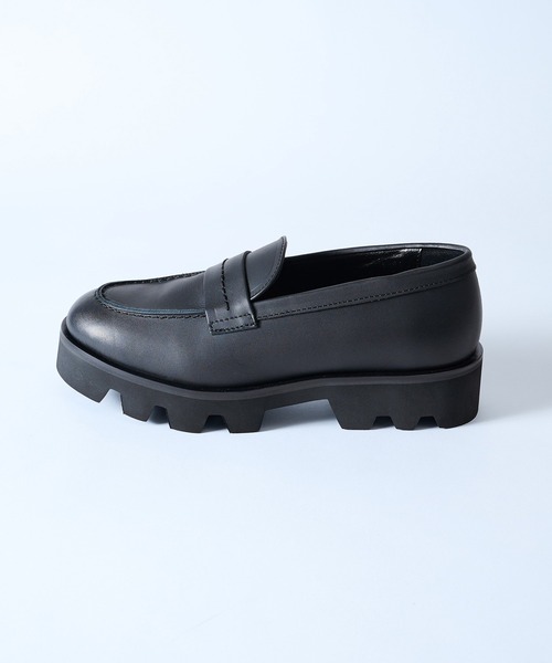 PADRONE(パドローネ)の「【PADRONE】WPL CHUNKY SOLE LOAFERS TK8759-2304(ローファー・メンズ・ブラック・41/40/42)」の3枚目の写真
