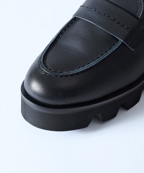 PADRONE(パドローネ)の「【PADRONE】WPL CHUNKY SOLE LOAFERS TK8759-2304(ローファー・メンズ・ブラック・41/40/42)」の6枚目の写真