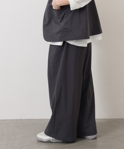 JOURNAL STANDARD LUXE（ジャーナルスタンダード　ラックス）の「トロピカル ヘムイージーパンツ（その他パンツ・レディース・チャコールグレー/ブラック・FREE）」の21枚目の写真