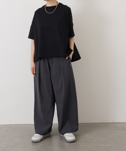 JOURNAL STANDARD LUXE（ジャーナルスタンダード　ラックス）の「トロピカル ヘムイージーパンツ（その他パンツ・レディース・チャコールグレー/ブラック・FREE）」の19枚目の写真