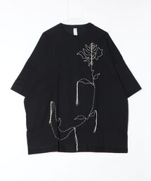 SHINYAKOZUKA | 【SHINYAKOZUKA】 the mooned flower is stitched on your body(Tシャツ/カットソー)