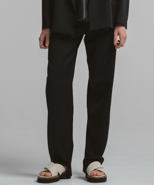 CINOH（チノ）の「SUMMER WOOL 5-POCKET PANTS（その他パンツ・メンズ・ブラック・46）」の6枚目の写真