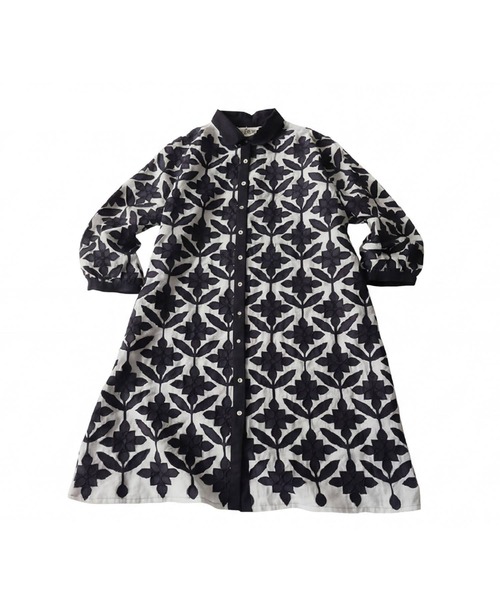 antiqua(アンティカ)の「長袖 刺繍 シャツワンピース(シャツワンピース・レディース・その他/その他1・ONESIZE)」の11枚目の写真