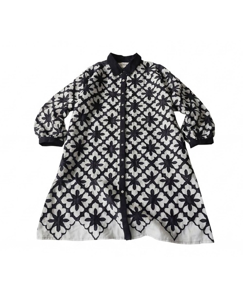 antiqua(アンティカ)の「長袖 刺繍 シャツワンピース(シャツワンピース・レディース・その他/その他1・ONESIZE)」の12枚目の写真