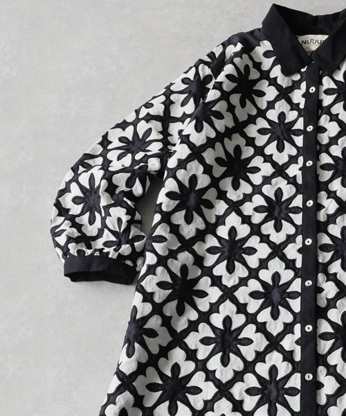 antiqua(アンティカ)の「長袖 刺繍 シャツワンピース(シャツワンピース・レディース・その他/その他1・ONESIZE)」の13枚目の写真