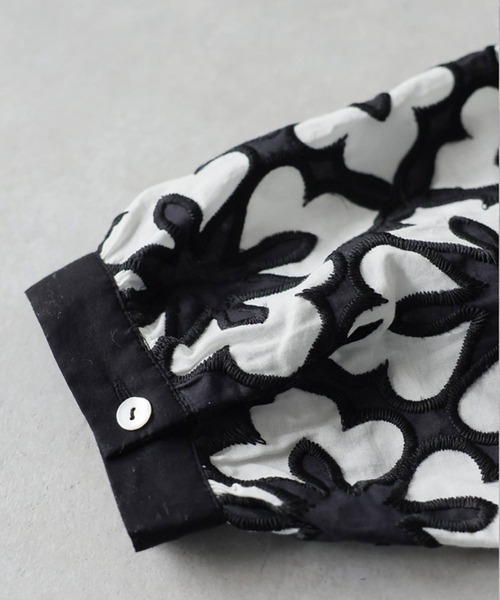 antiqua(アンティカ)の「長袖 刺繍 シャツワンピース(シャツワンピース・レディース・その他/その他1・ONESIZE)」の14枚目の写真