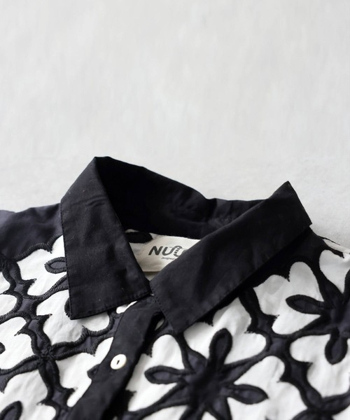 antiqua(アンティカ)の「長袖 刺繍 シャツワンピース(シャツワンピース・レディース・その他/その他1・ONESIZE)」の16枚目の写真