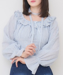 2wayレースブラウス